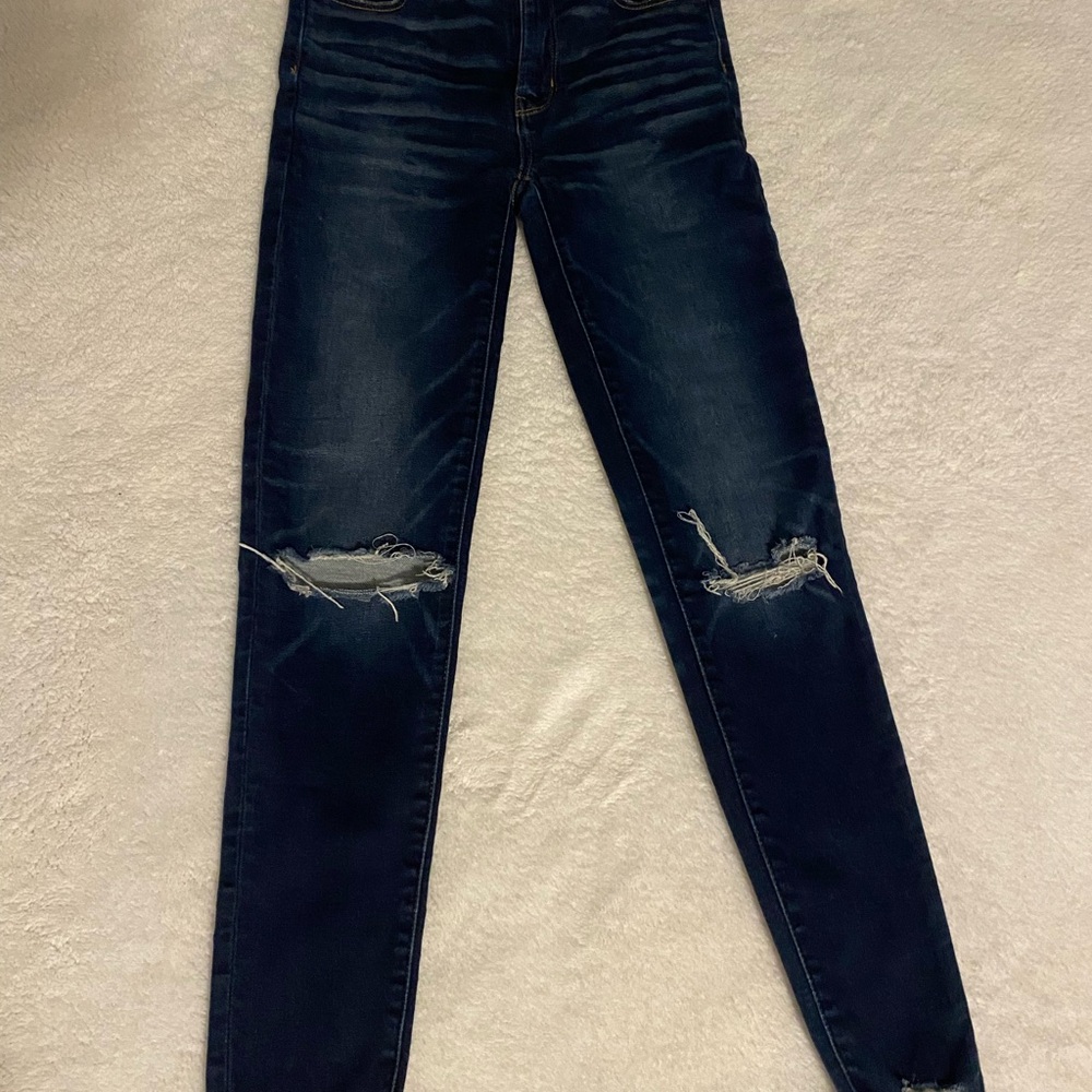 American Eagle Outfitters Blue Skinny Jeans Modern Fit